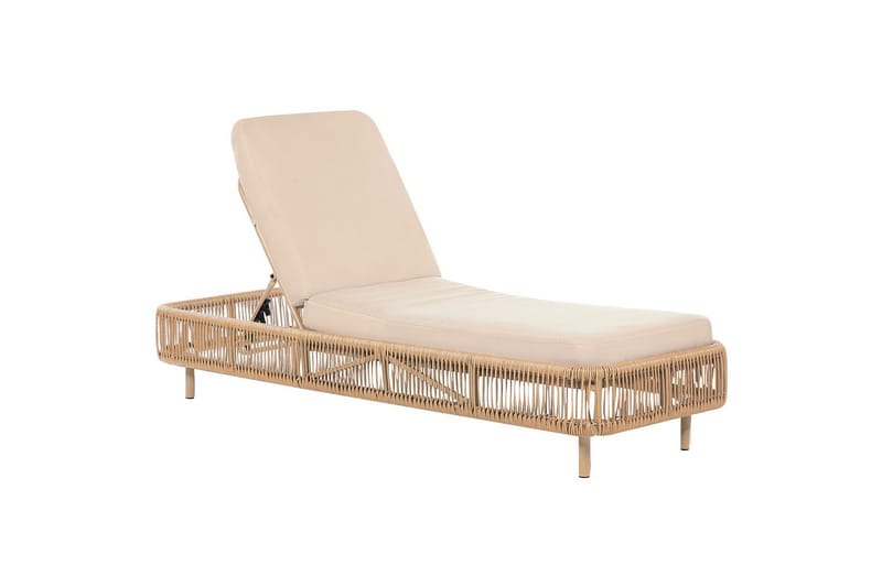 Solstol Osini - Naturlig, beige - Hagemøbler & utemiljø - Loungemøbler - Solseng