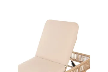 Solstol Osini - Naturlig, beige - Hagemøbler & utemiljø - Stoler & Lenestoler - Solsenger & solvogner