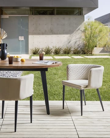 Stol utendørs Limasson - Beige/svart - Hagemøbler & utemiljø - Balkong & terrasse - Balkongmøbler - Balkongstoler