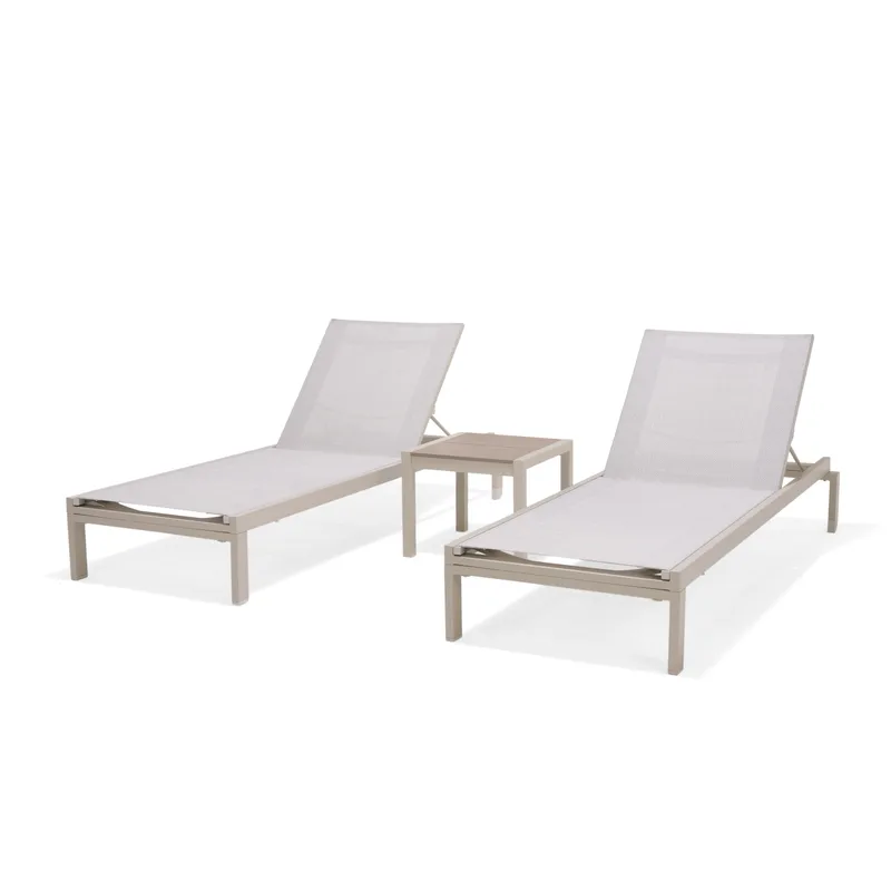 Urbanite Solseng med hjul - Grå - Hagemøbler & utemiljø - Loungemøbler - Solseng