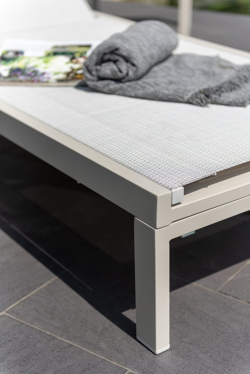 Urbanite Solseng med hjul - Grå - Hagemøbler & utemiljø - Loungemøbler - Solseng