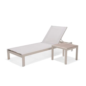 Urbanite Solseng med hjul - Grå - Hagemøbler & utemiljø - Loungemøbler - Solseng