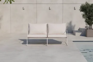 Usteryd 2-seters Loungesofa - Hagemøbler & utemiljø - Balkong & terrasse - Balkongmøbler - Balkongsofa