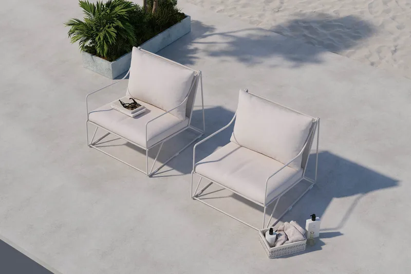 Usteryd 2-seters Loungesofa - Hagemøbler & utemiljø - Balkong & terrasse - Balkongmøbler - Balkongsofa