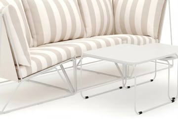 Usteryd utendørs rett 3-seters sofa - Beige/Stripet - Hagemøbler & utemiljø - Loungemøbler - Loungegrupper