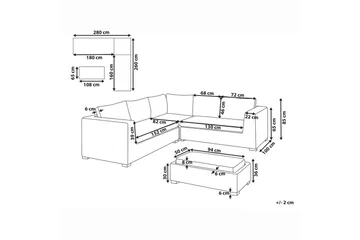 Utegruppe Rinella - Hagemøbler & utemiljø - Loungemøbler - Loungesofaer