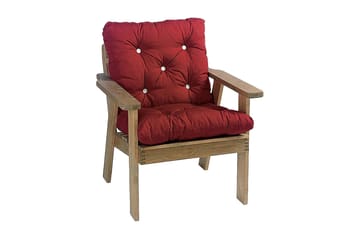 Lågvik Flockdyna Fritab Bordeaux - Hagemøbler & utemiljø - Puter - Hageputer ute