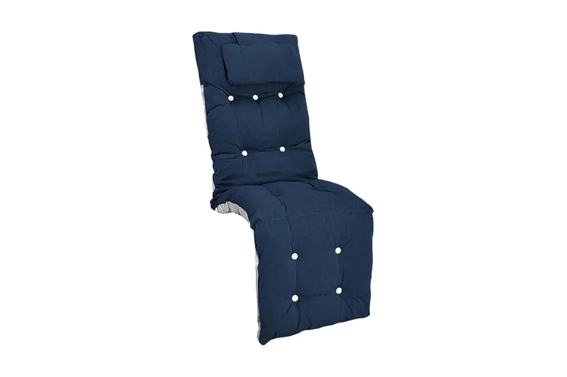 Baden-baden-pute Fritab Baden-Baden Flockpute med nakkekudde Marine