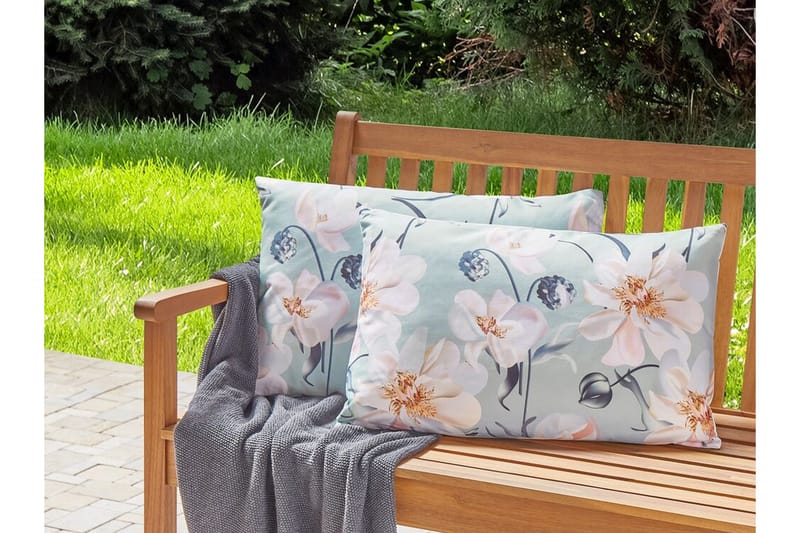 Benedetta Utendørspute 42x60 cm - Blå - Hagemøbler & utemiljø - Puter - Hageputer