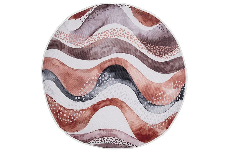 Cannole Utendørspute 40 cm Rund - Brun/Hvit/Sort - Hagemøbler & utemiljø - Puter - Hageputer