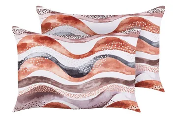 Cannole Utendørspute 42x60 cm - Brun/Hvit/Sort - Hagemøbler & utemiljø - Puter - Hageputer
