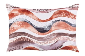 Cannole Utendørspute 42x60 cm - Brun/Hvit/Sort - Hagemøbler & utemiljø - Puter - Hageputer