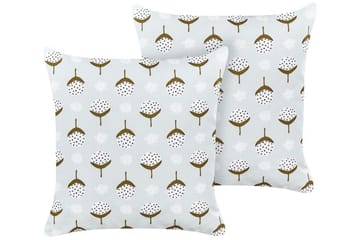 Carini Utendørspute 45x45 cm - Grønn/Hvit - Hagemøbler & utemiljø - Puter - Hageputer