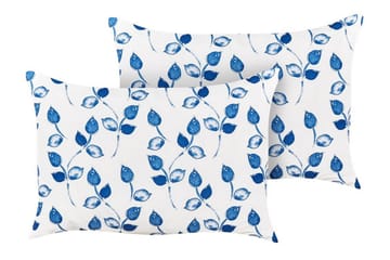 Fasano Utendørspute 42x60 cm - Hvit/Blå - Hagemøbler & utemiljø - Puter - Hageputer