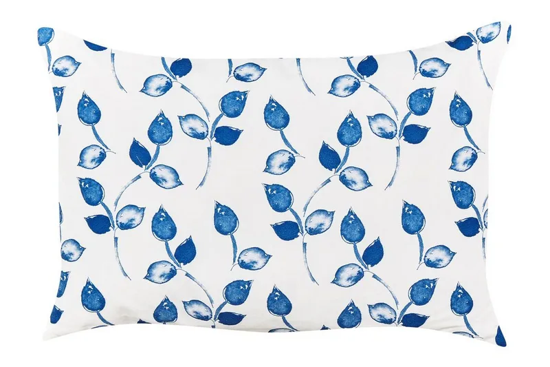 Fasano Utendørspute 42x60 cm, Hvit/Blå