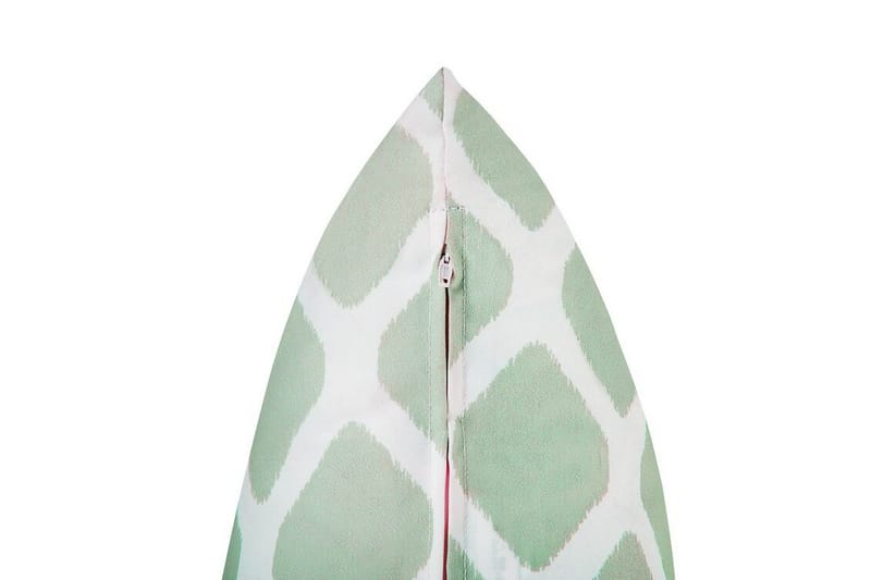Flojen Utendørspute 42x60 cm - Grønn/Hvit - Hagemøbler & utemiljø - Puter - Hageputer