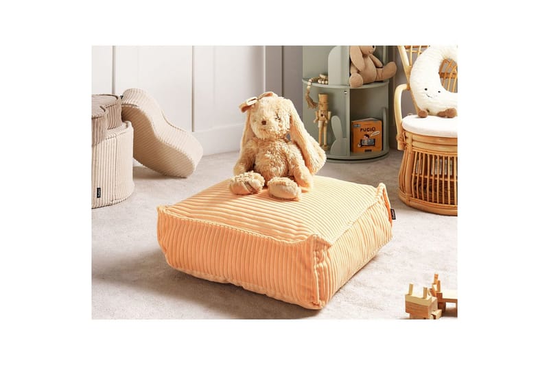 Gulvpute Allozai Rosa - Rosa - Møbler - Stoler - Krakk - Puff