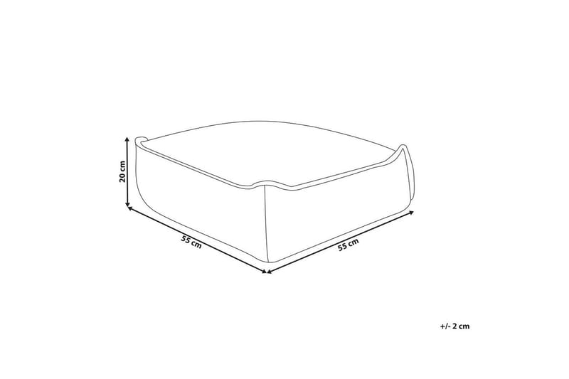 Gulvpute Allozai Rosa - Rosa - Møbler - Stoler - Krakk - Puff