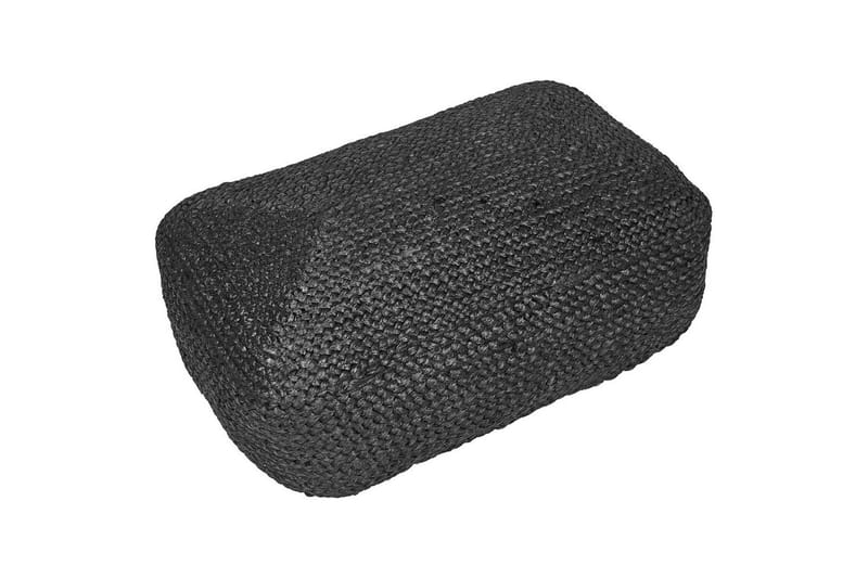 Gulvpute Isarda Svart - Svart - Møbler - Stoler - Krakk - Puff