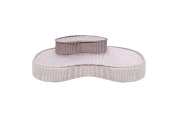 Gulvpute Nili Beige/brun - Beige/brun - Møbler - Stoler - Krakk - Puff