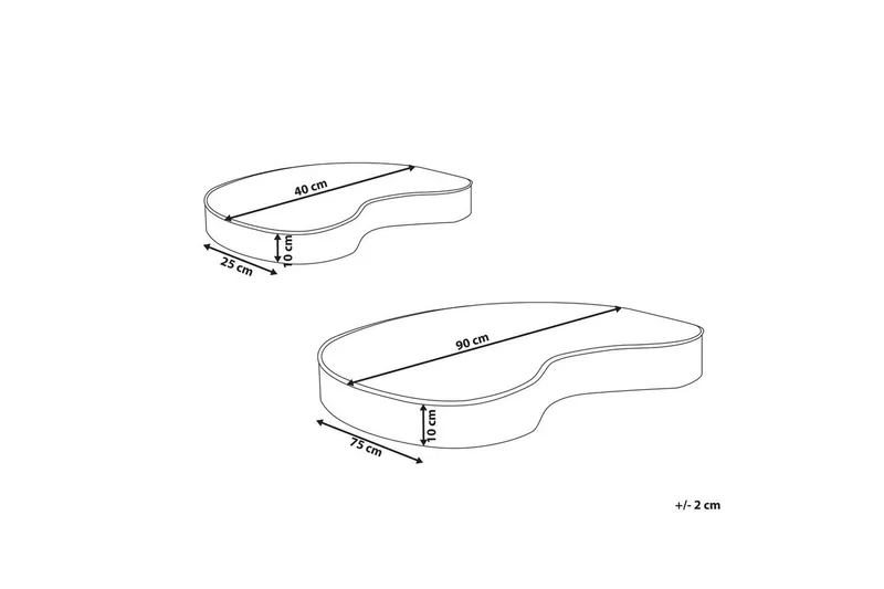 Gulvpute Nili Beige/brun - Beige/brun - Møbler - Stoler - Krakk - Puff