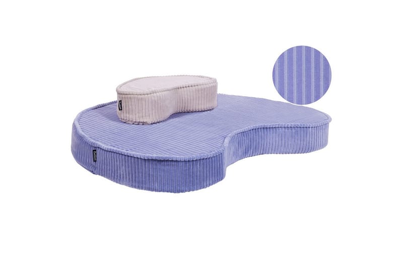 Gulvpute Nili Fiolett/Beige - Fiolett/Beige - Hagemøbler & utemiljø - Puter - Hagepute ute