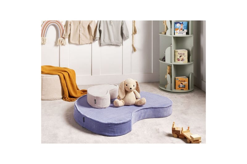 Gulvpute Nili Fiolett/Beige - Fiolett/Beige - Hagemøbler & utemiljø - Puter - Hagepute ute