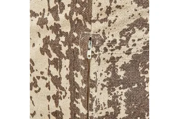 Gulvpute Shasa Beige/brun - Beige/brun - Møbler - Stoler - Krakk - Puff