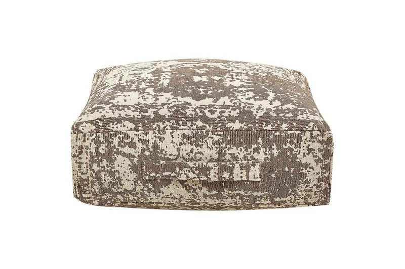 Gulvpute Shasa Beige/brun - Beige/brun - Møbler - Stoler - Krakk - Puff