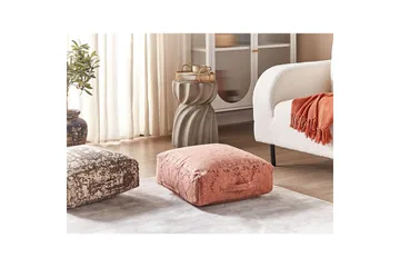 Gulvpute Shasa Rød - Rød - Møbler - Stoler - Krakk - Puff