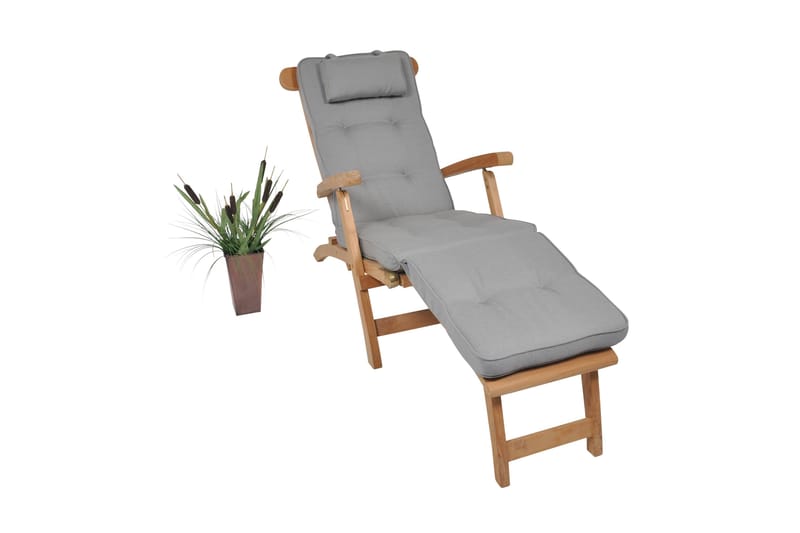 Hema Deckstolpute 50 cm - Grå - Hagemøbler & utemiljø - Puter - Dekkstolputer