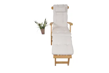 Hema Deckstolpute 50 cm - Hvit - Hagemøbler & utemiljø - Puter - Dekkstolputer