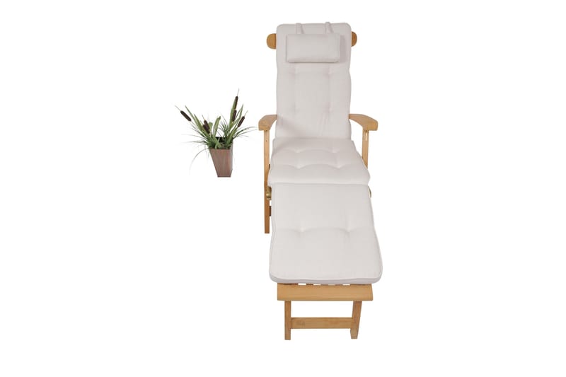 Hema Deckstolpute 50 cm - Hvit - Hagemøbler & utemiljø - Puter - Dekkstolputer