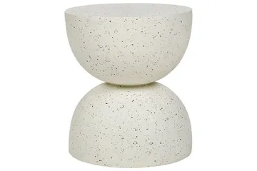 Jacksonville Sofabord 40 cm Rund - Hvit - Hagemøbler & utemiljø - Puter - Hageputer