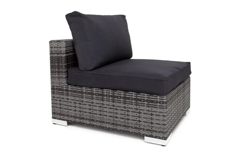 Bahamas Putetrekk til Midtmodul - Grå - Hagemøbler & utemiljø - Puter - Komplette putesett