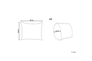 Langford Utendørspute 42x60 cm - Grønn - Hagemøbler & utemiljø - Puter - Hageputer