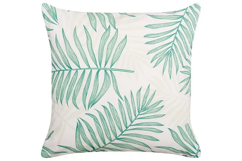 Laramie Utendørspute 45x45 cm, Beige/Grønn