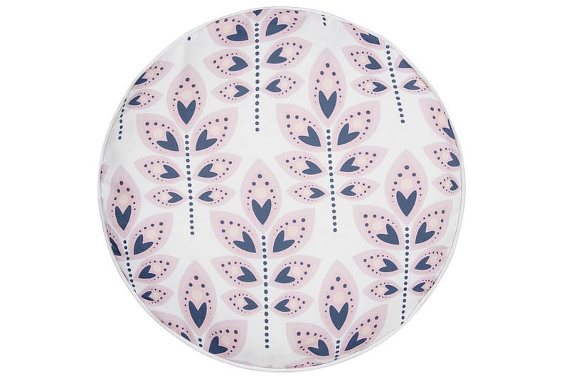 Latiano Utendørspute 40 cm Rund, Beige/Rosa