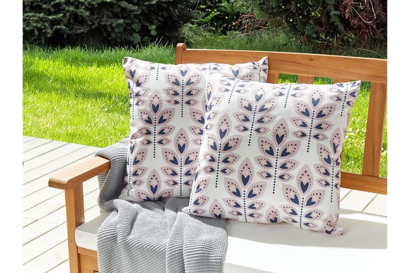 Latiano Utendørspute 45x45 cm - Beige/Rosa - Hagemøbler & utemiljø - Puter - Hageputer