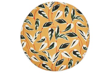 Macerata Utendørspute 40 cm Rund - Gul/Grønn/Hvit - Hagemøbler & utemiljø - Puter - Hageputer