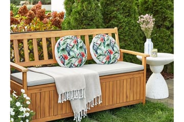 Padua Utendørspute 40 cm Rund - Grønn/Rød/Svart - Hagemøbler & utemiljø - Puter - Hageputer