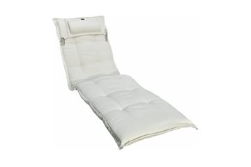 Canyon Solsängsdyna med nackkudde Fritab Vit - Hagemøbler & utemiljø - Puter - Posisjonsputer