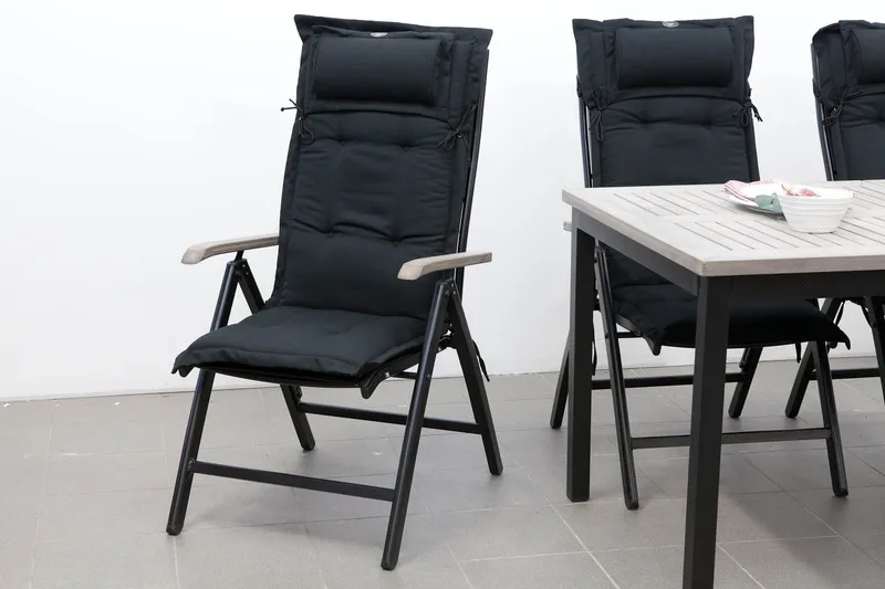 Positionsdyna Canyon med nackkudde Fritab Dark grey - Hagemøbler & utemiljø - Puter - Posisjonsputer