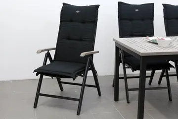 Regulerbar stolpute Fritab Posisjonspute Canyon Black - Hagemøbler & utemiljø - Puter - Posisjonsputer