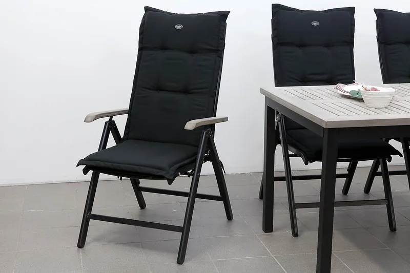 Regulerbar stolpute Fritab Posisjonspute Canyon Black - Hagemøbler & utemiljø - Puter - Posisjonsputer