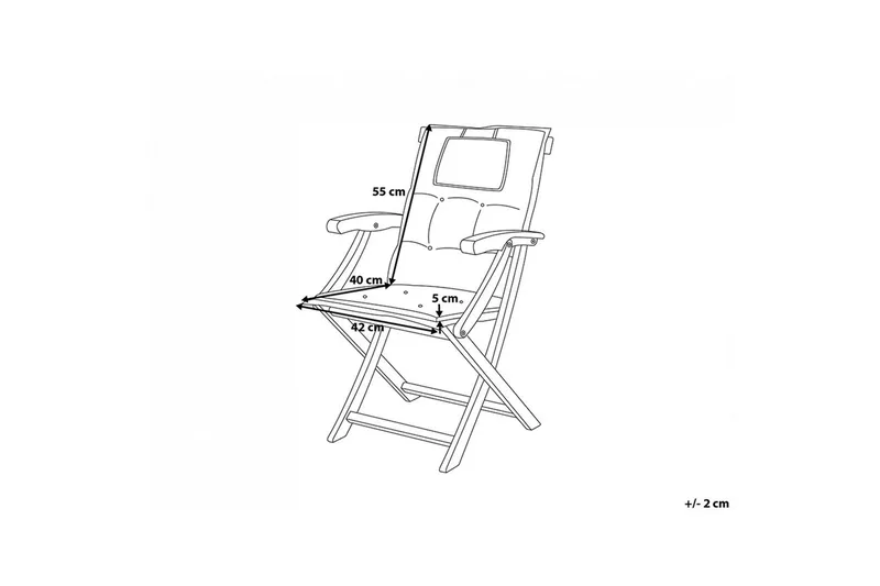 Wilhelmina Pute til Hagestol 8-pk - Hvit - Hagemøbler & utemiljø - Puter - Posisjonsputer
