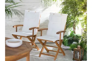 Wilhelmina Pute til Hagestol 8-pk - Hvit - Hagemøbler & utemiljø - Puter - Posisjonsputer