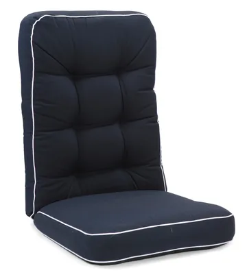 Pute Hillerstorp Texas Høy - Blå med hvite kanter - Hagemøbler & utemiljø - Puter - Posisjonsputer