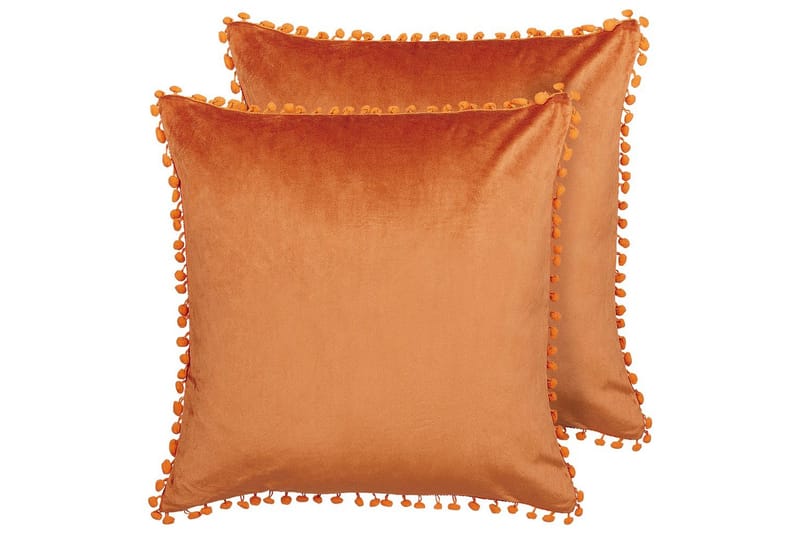 Pynteputer Aerangis sett av 2 Oransje, Oransje