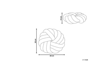 Pynteputer Akola Grå, Fløyel - Grå, Fløyel - Tekstiler & tepper - Pute & putetrekk - Pynteputer